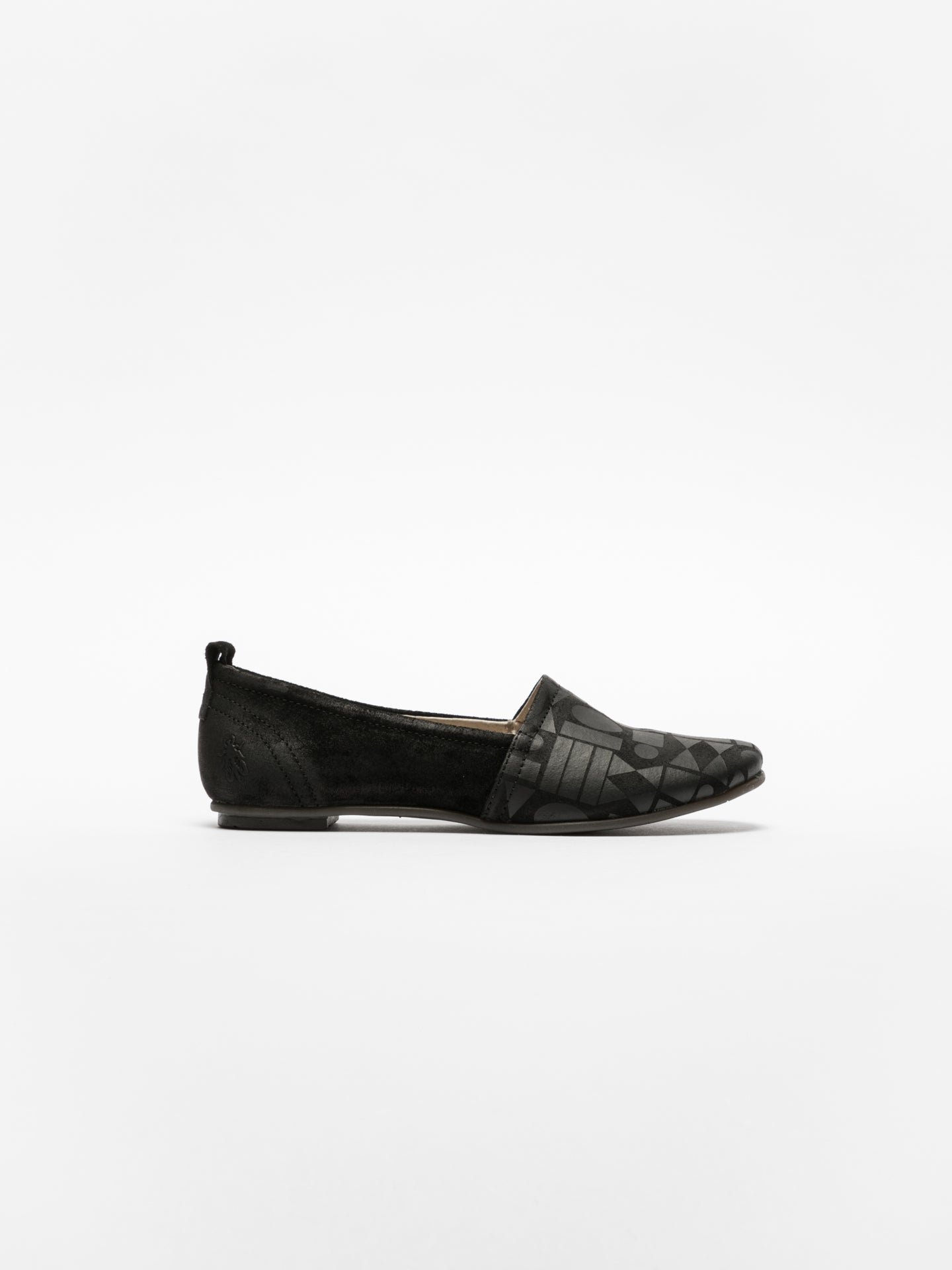 Fly London Black Round Toe Shoes